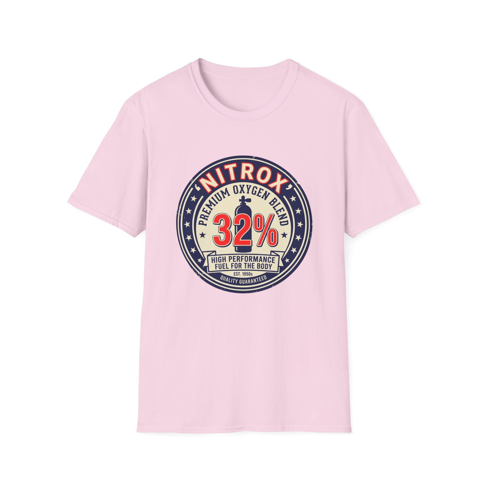 Nitrox 32% Dive T-Shirt — Premium Scuba Diving Oxygen Blend Tee