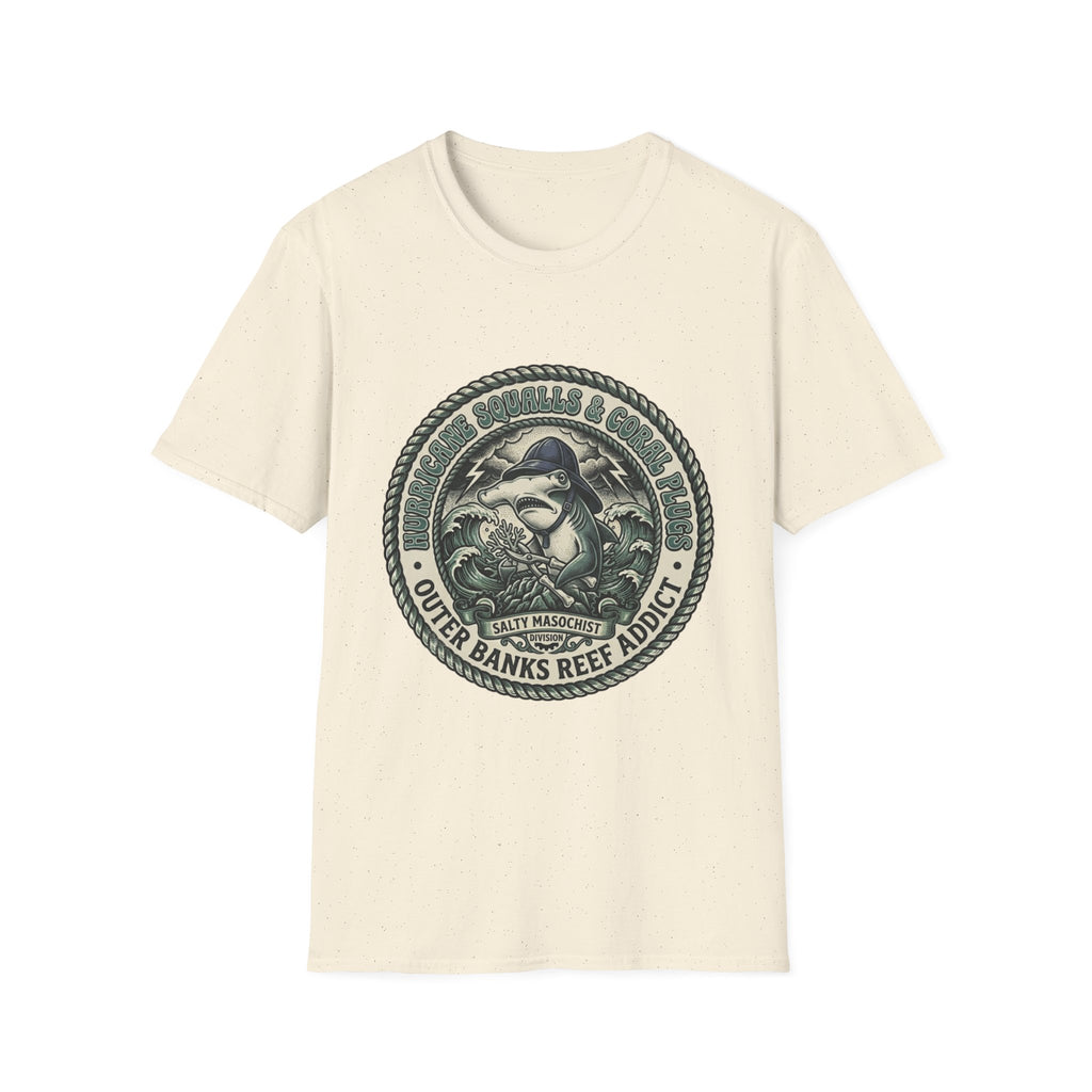 Outer Banks Reef Addict T-Shirt — Vintage Surf & Ocean Conservation Tee