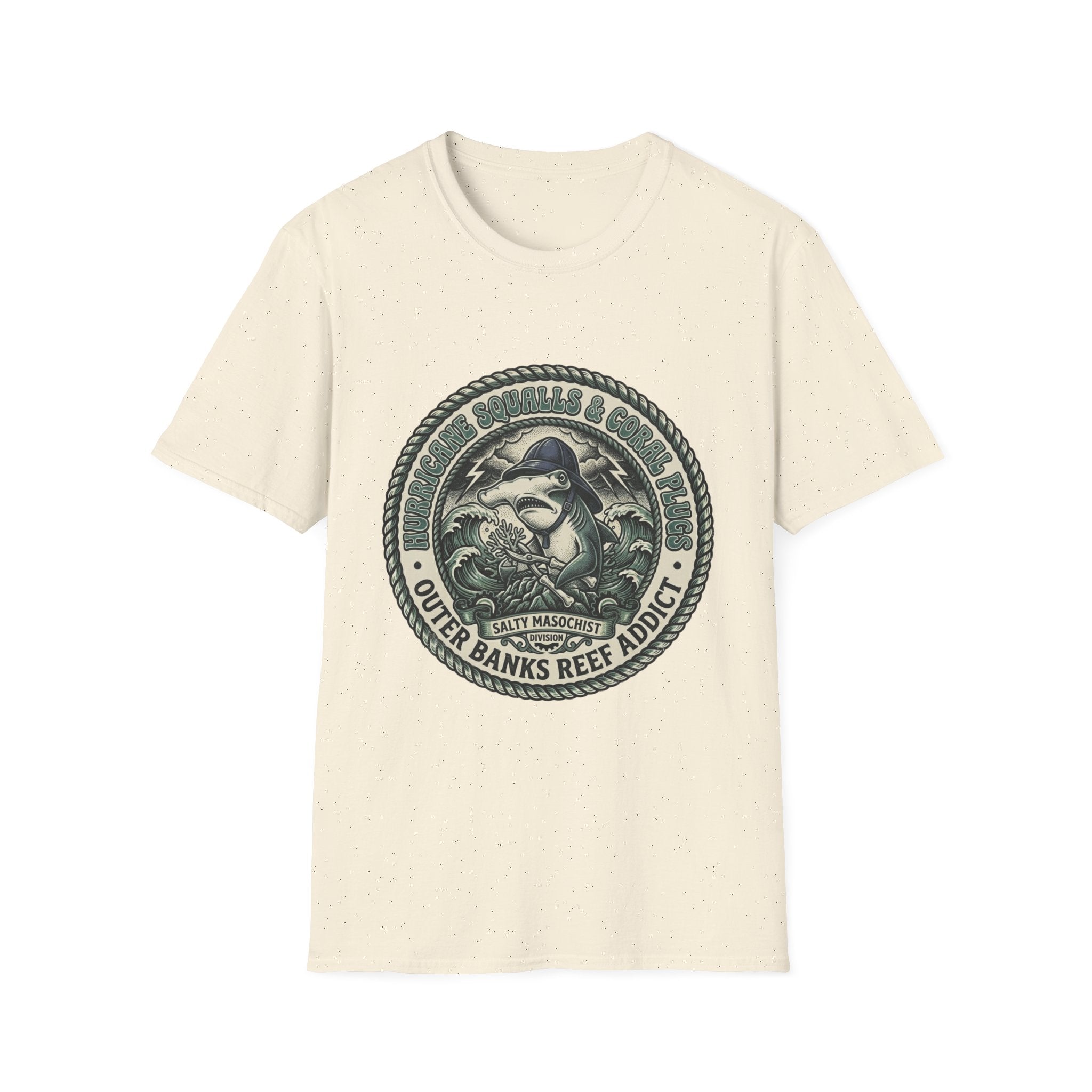 Outer Banks Reef Addict T-Shirt — Vintage Surf & Ocean Conservation Tee