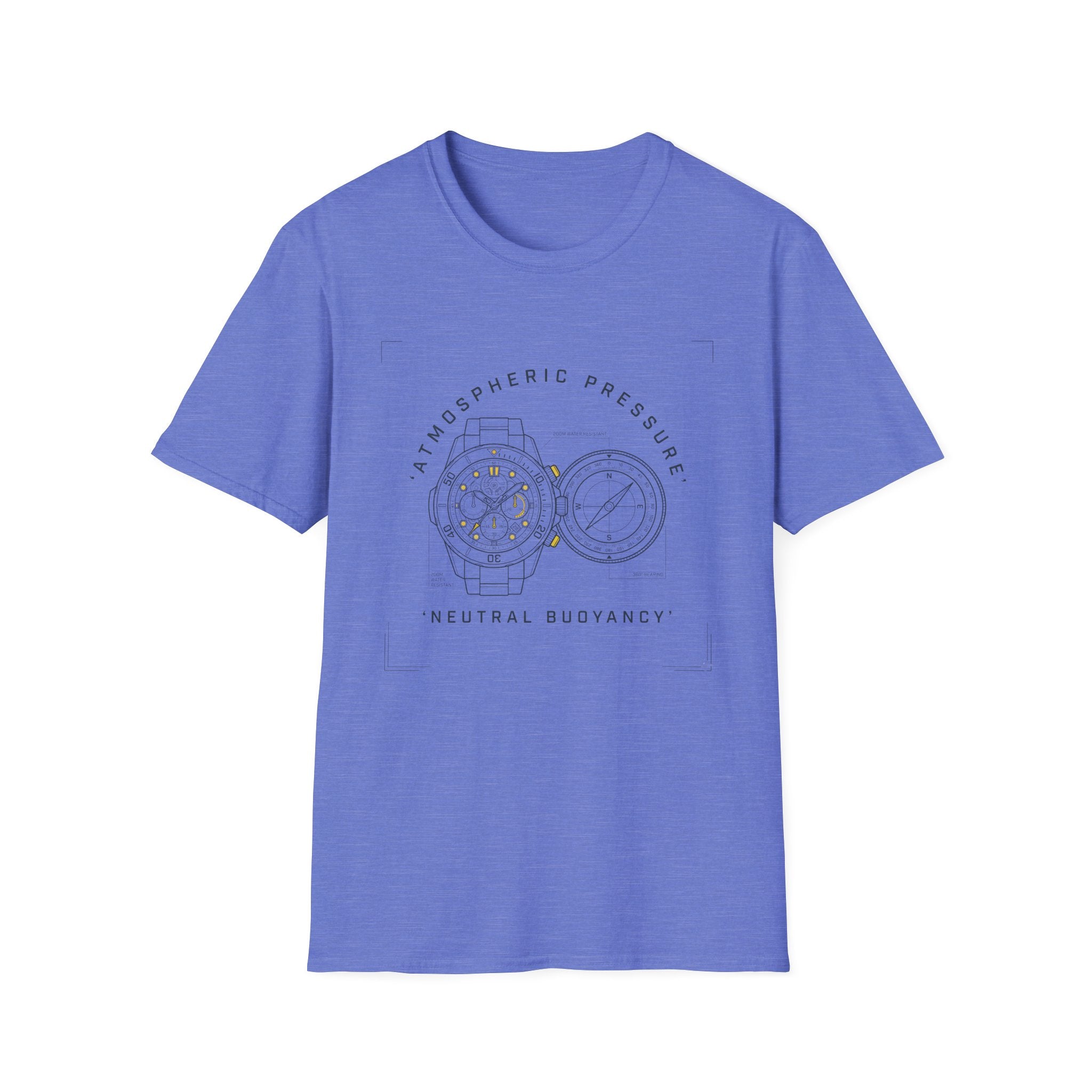 Atmospheric Pressure Diagram T-Shirt — Neutral Buoyancy Science Tee