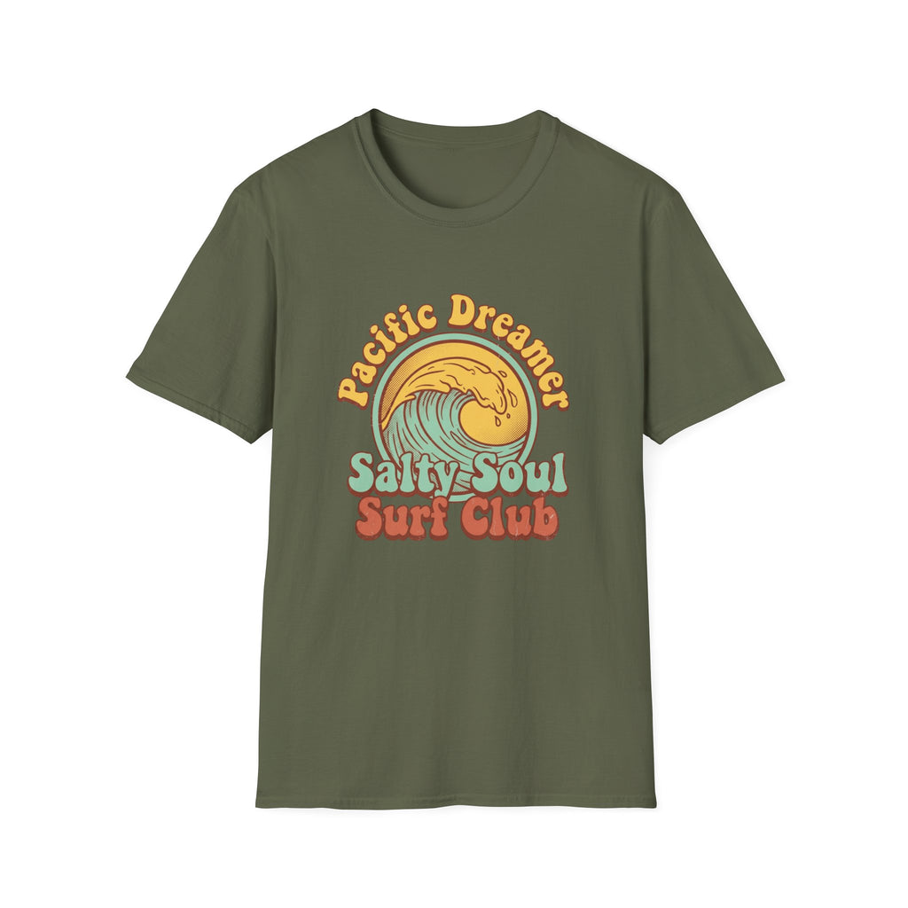 Surf Club T-Shirt — 'Salty Soul' Baltic Dreamer Vintage Wave Tee