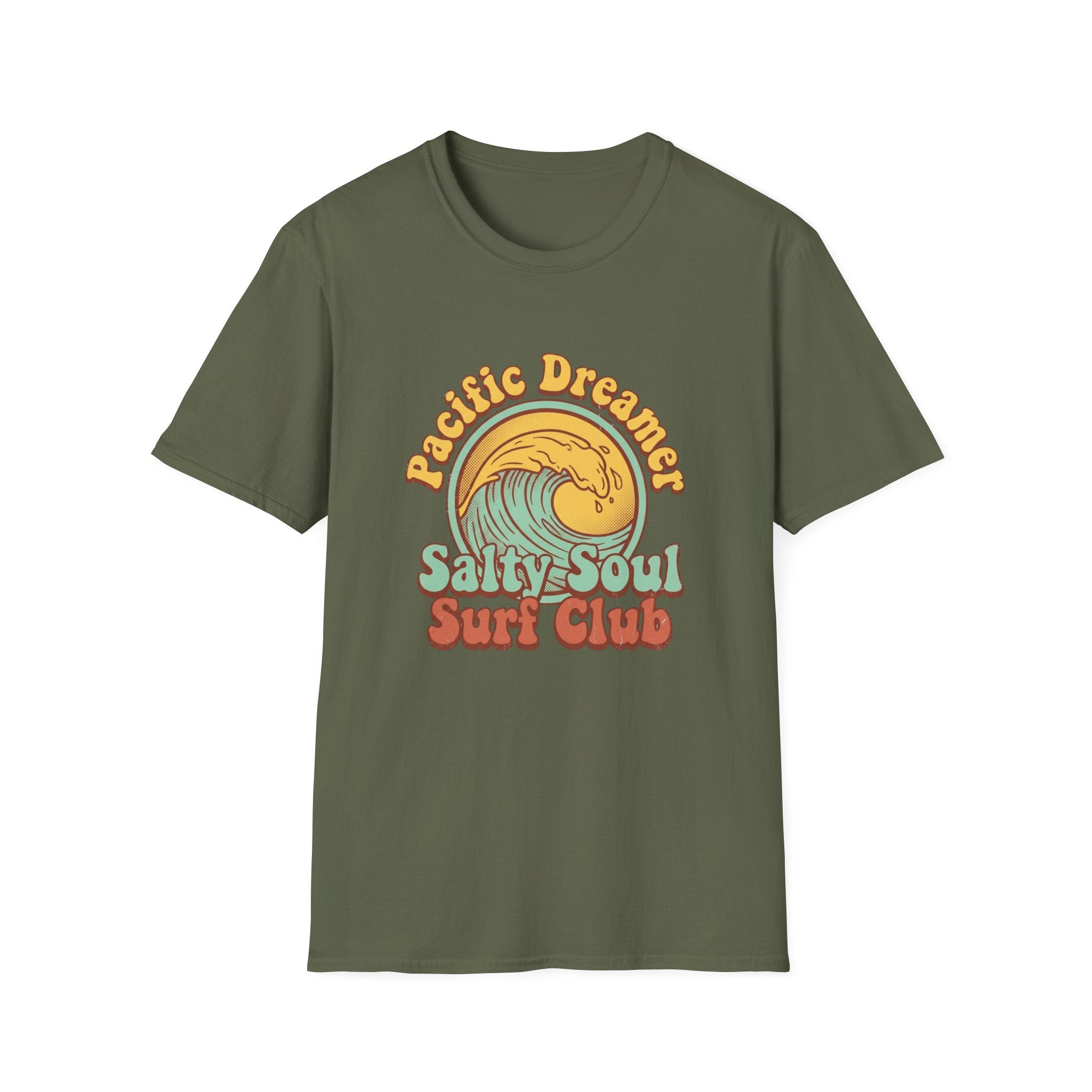 Surf Club T-Shirt — 'Salty Soul' Baltic Dreamer Vintage Wave Tee