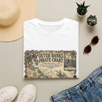 Outer Banks Pirate Map T-Shirt — Vintage Nautical Treasure Chart Tee
