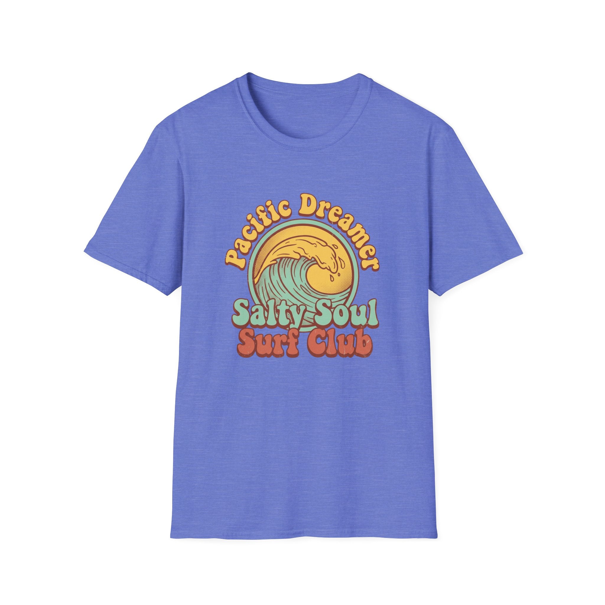 Salty Soul Surf Club T-Shirt — Retro 'Petite Dreamer' Wave Graphic