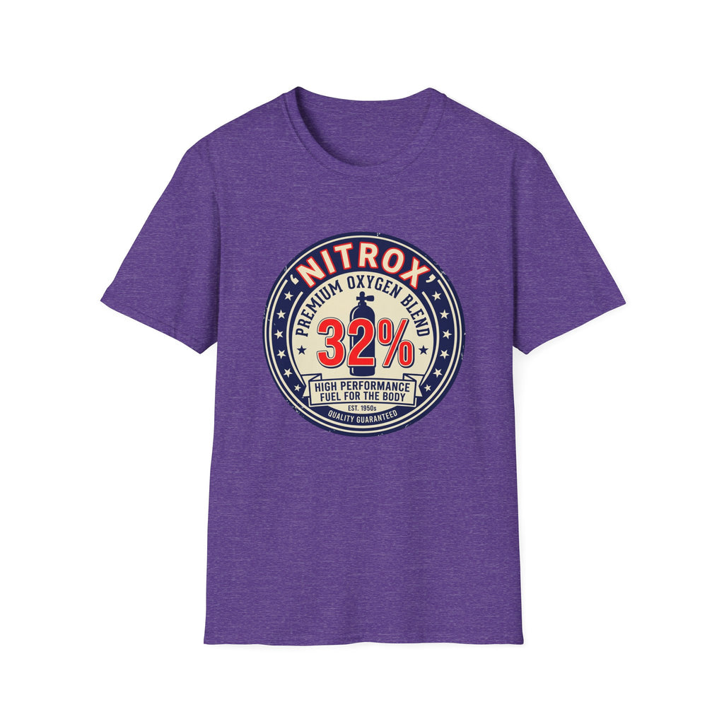 Nitrox 32% Dive T-Shirt — Premium Scuba Diving Oxygen Blend Tee