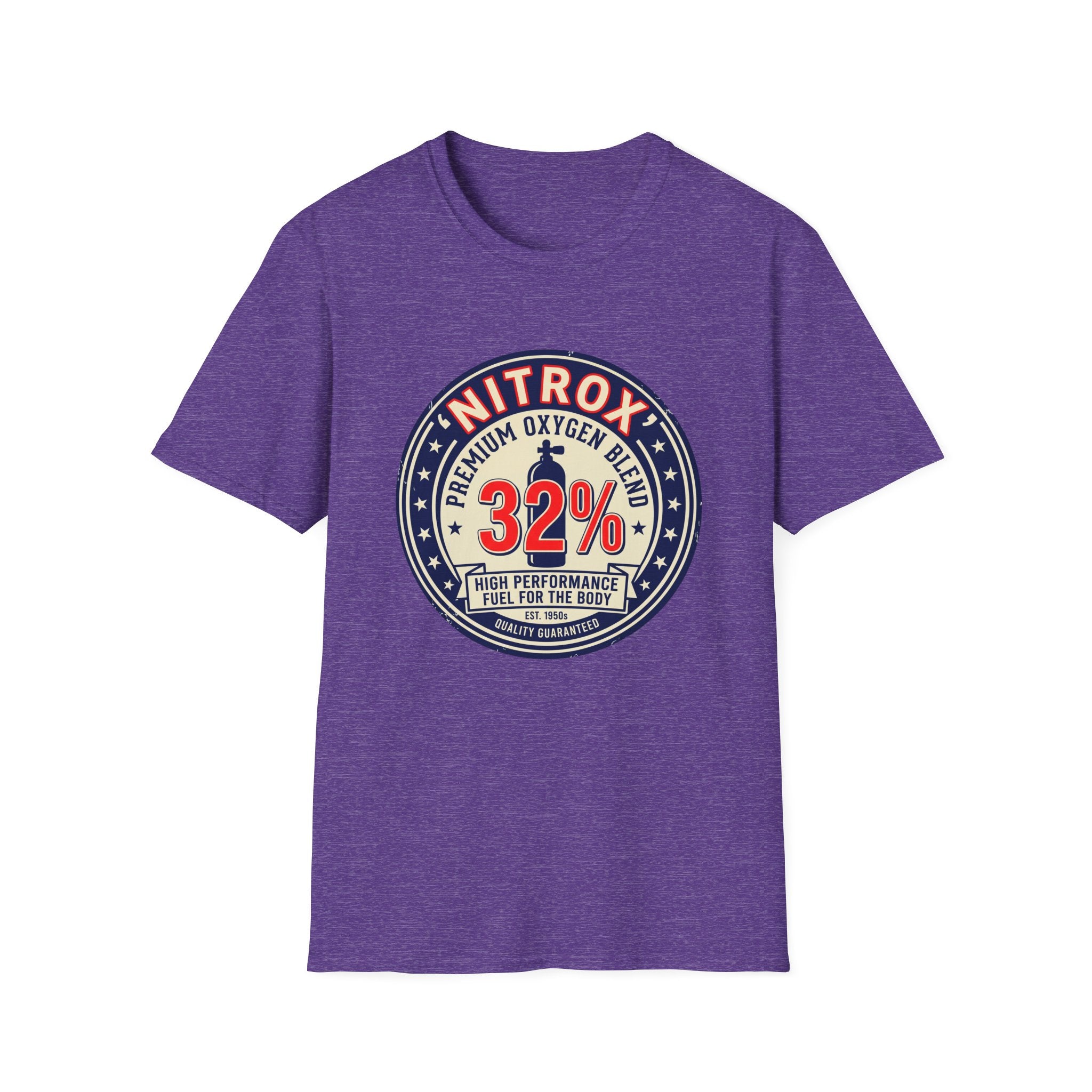 Nitrox 32% Dive T-Shirt — Premium Scuba Diving Oxygen Blend Tee