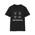 Plant Lover T-Shirt — Botanical Pots Design (Succulent & Cactus)