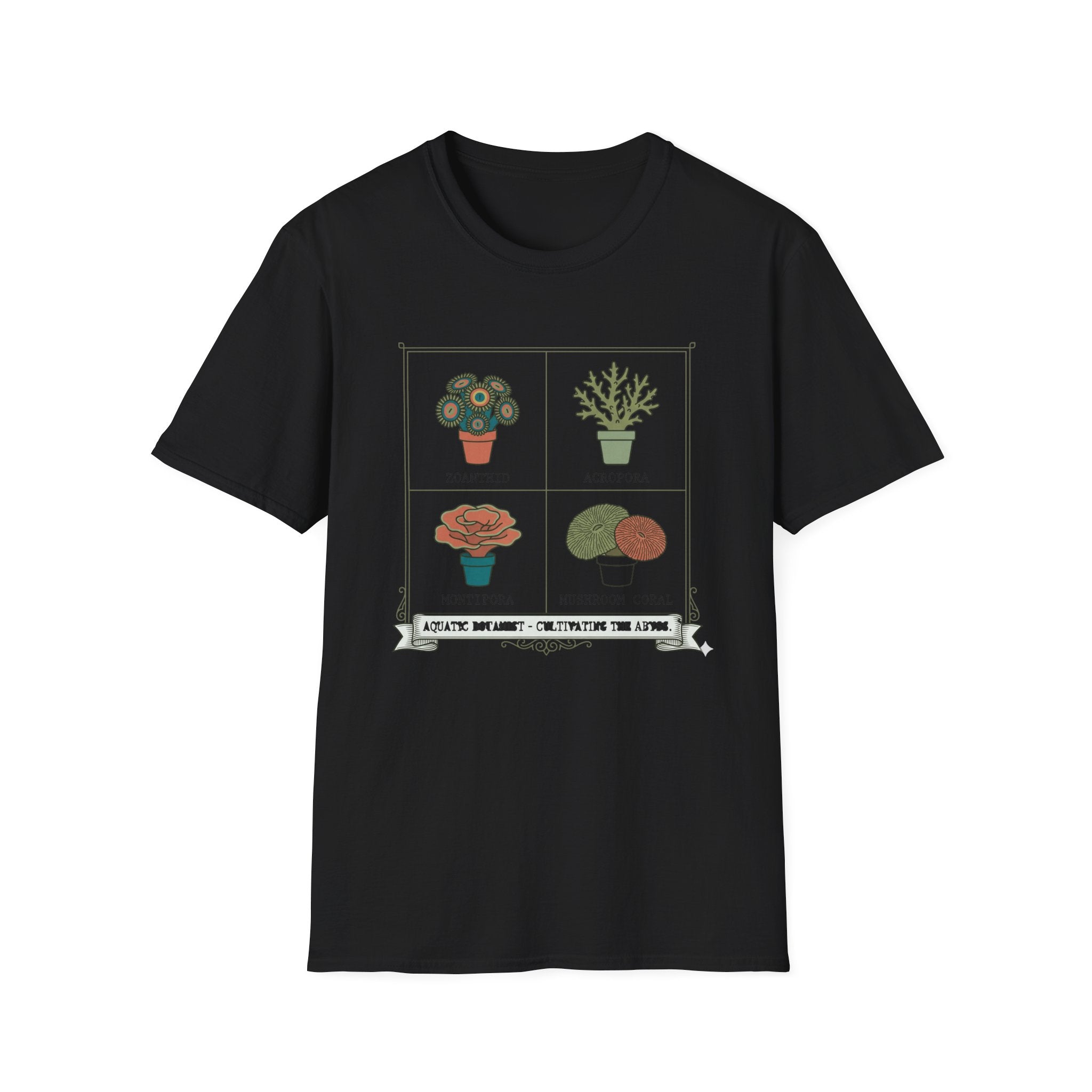 Plant Lover T-Shirt — Botanical Pots Design (Succulent & Cactus)