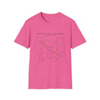 Ocean Current Map T-Shirt — 'Theory of Living with Currents' Nautical Graphic Tee