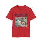 Saltwater & Carolina Skies T-Shirt — Outer Banks Vintage Beach Tee
