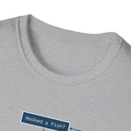 Flowchart T-Shirt – "Worked a Flaw?" Engineering Diagram Tee
