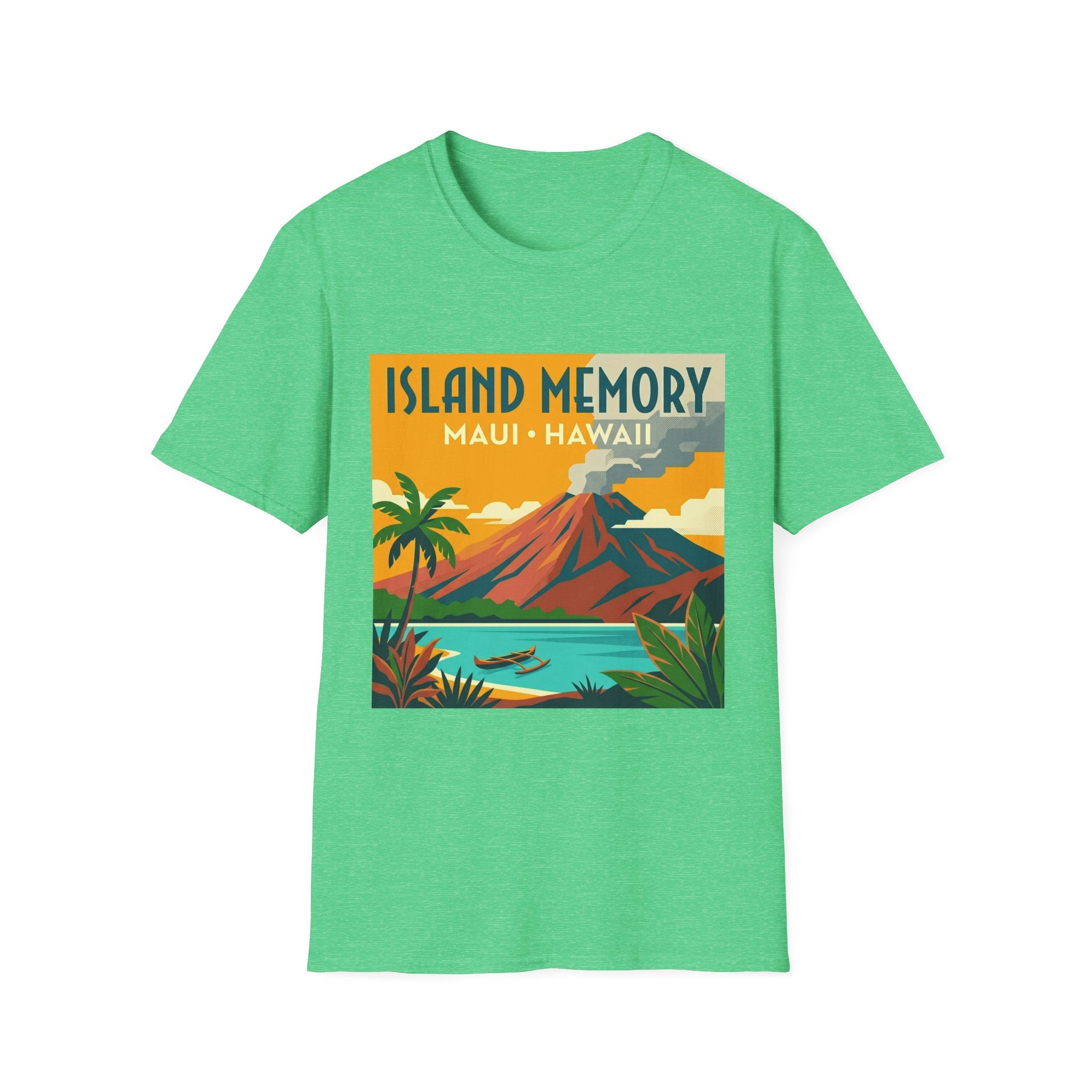 T-Shirt — Island Memory Maui Hawaii Vintage Travel Poster Design