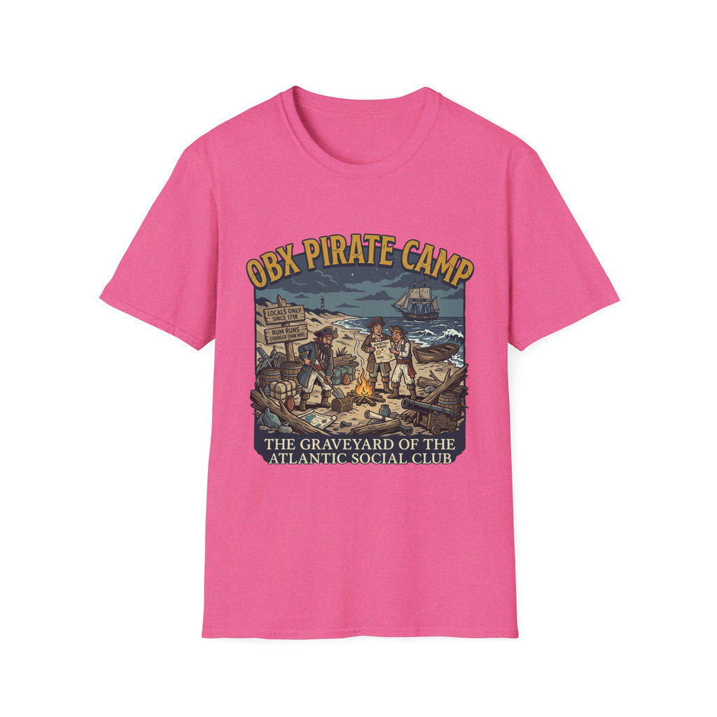 OBX Pirate Camp T-Shirt — Coastal Pirate Adventure Tee
