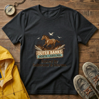 Outer Banks Horse T-Shirt — "Raised by Saltwater & Storms" Coastal Tee