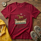 Outer Banks Horse T-Shirt — "Raised by Saltwater & Storms" Coastal Tee