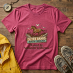 Outer Banks Horse T-Shirt — "Raised by Saltwater & Storms" Coastal Tee