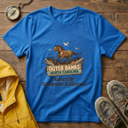 Outer Banks Horse T-Shirt — "Raised by Saltwater & Storms" Coastal Tee