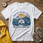 Ocean Life Graphic T-Shirt — "Ocean Life • Salt Soul • Free Mind"