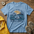 Ocean Life Graphic T-Shirt — "Ocean Life • Salt Soul • Free Mind"