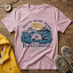 Ocean Life Graphic T-Shirt — "Ocean Life • Salt Soul • Free Mind"