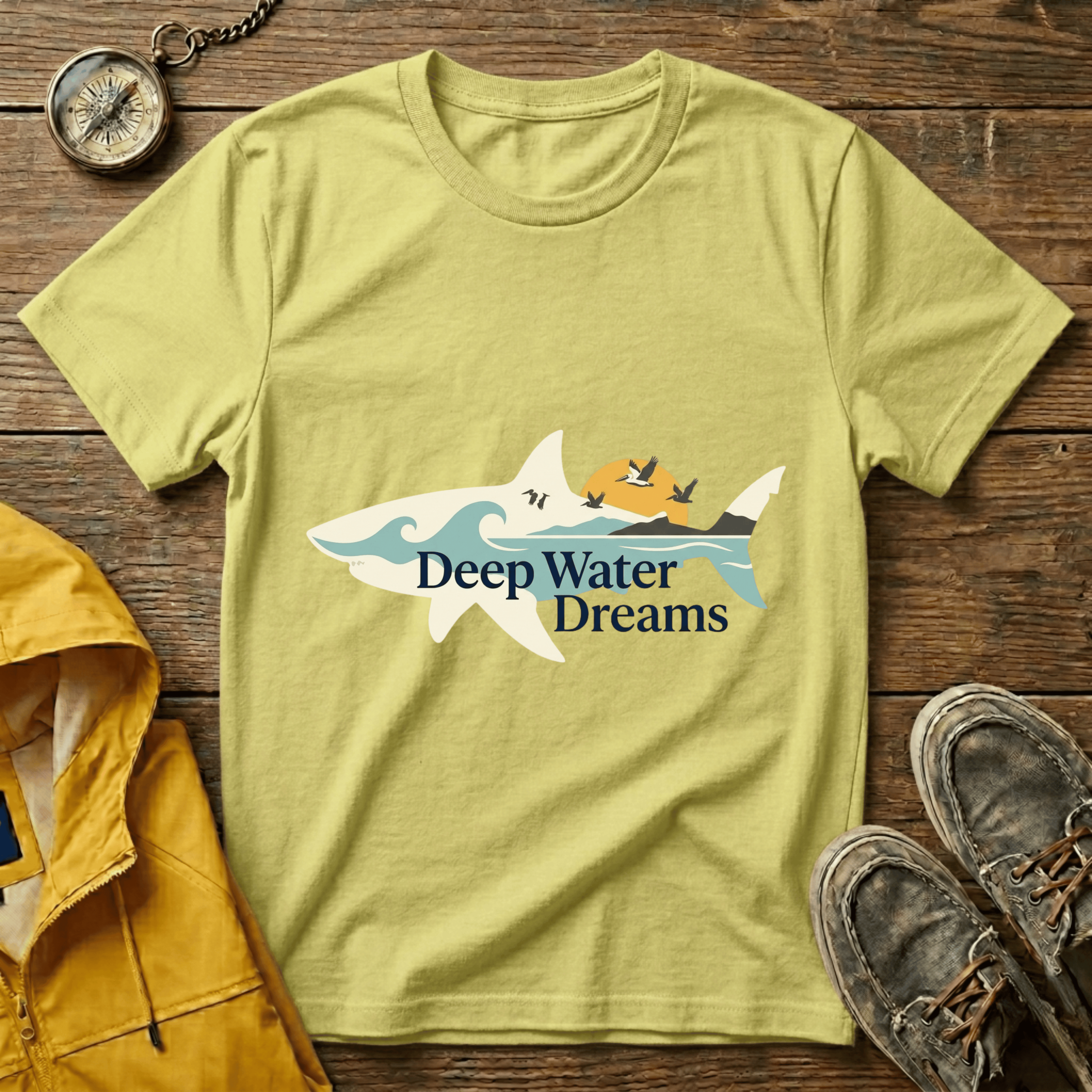 Beach Waves T-Shirt — Retro Sun & Surf Graphic Tee