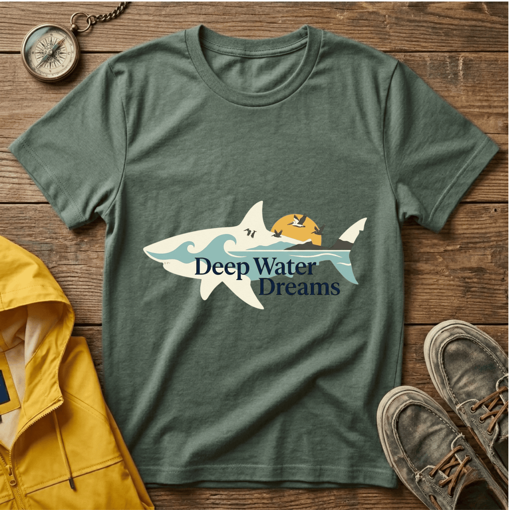 Beach Waves T-Shirt — Retro Sun & Surf Graphic Tee