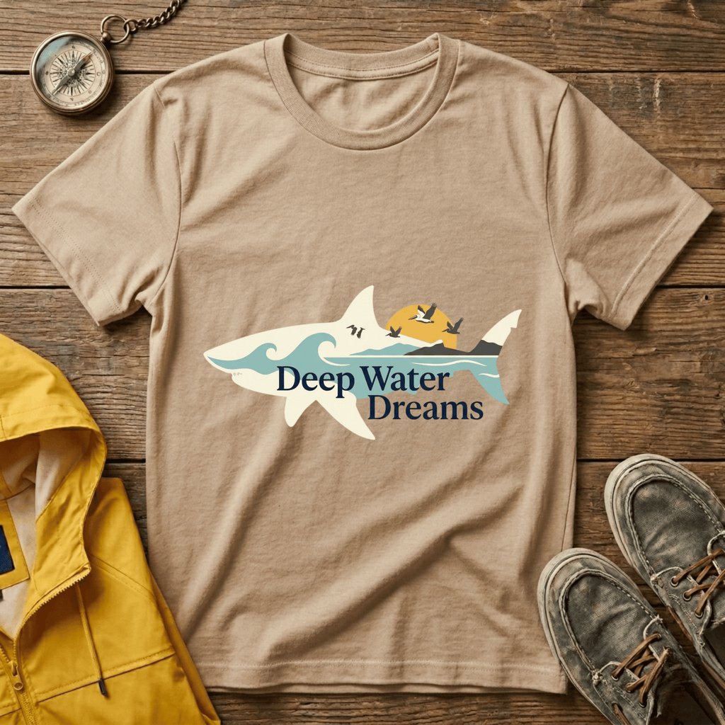 Beach Waves T-Shirt — Retro Sun & Surf Graphic Tee