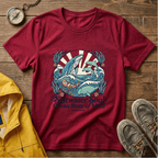 Ocean Whale T-Shirt — “Saltwater Soul • Ocean State of Mind” Graphic Tee