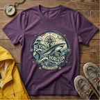 T-Shirt — "Beyond the Horizon" Shark Compass Graphic Tee