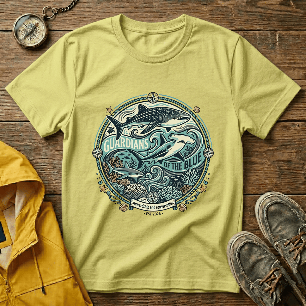 T-Shirt — 'Guardians of the Blue' Whale & Ocean Graphic Tee