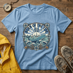 Born of the Tide T-Shirt — 'Wild Ocean Living' Nautical Whale Graphic Tee