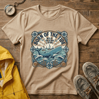 Born of the Tide T-Shirt — 'Wild Ocean Living' Nautical Whale Graphic Tee