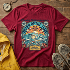 T-shirt graphique Born of the Tide – T-shirt vintage sur le thème de l'océan "Chasing Endless Summer"