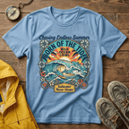 T-shirt graphique Born of the Tide – T-shirt vintage sur le thème de l'océan "Chasing Endless Summer"