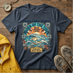 T-shirt graphique Born of the Tide – T-shirt vintage sur le thème de l'océan "Chasing Endless Summer"