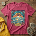 T-shirt graphique Born of the Tide – T-shirt vintage sur le thème de l'océan "Chasing Endless Summer"