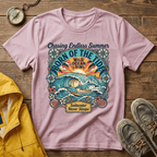 T-shirt graphique Born of the Tide – T-shirt vintage sur le thème de l'océan "Chasing Endless Summer"