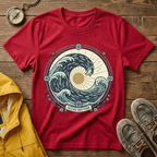 Wave Crest T-Shirt — Nautical Ocean Sun Graphic Tee