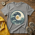 Wave Crest T-Shirt — Nautical Ocean Sun Graphic Tee