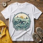 Ocean State of Mind T-Shirt — Vintage Surf Waves Tee