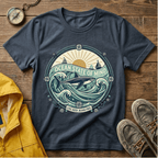 Ocean State of Mind T-Shirt — Vintage Surf Waves Tee