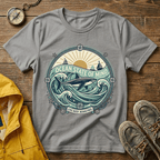Ocean State of Mind T-Shirt — Vintage Surf Waves Tee