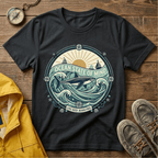Ocean State of Mind T-Shirt — Vintage Surf Waves Tee