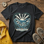 Coastal Conservation Whale T-Shirt — "Protect What Moves You" Eco Ocean Tee