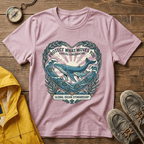 Coastal Conservation Whale T-Shirt — "Protect What Moves You" Eco Ocean Tee