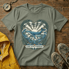Coastal Conservation Whale T-Shirt — "Protect What Moves You" Eco Ocean Tee