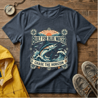 Built for Blue Water T-Shirt — Marlin Fishing Graphic Tee (Chase the Horizon)