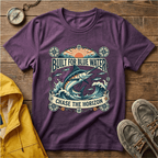 Built for Blue Water T-Shirt — Marlin Fishing Graphic Tee (Chase the Horizon)