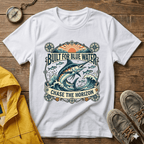 Built for Blue Water T-Shirt — Marlin Fishing Graphic Tee (Chase the Horizon)