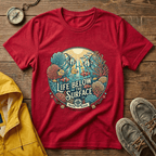 Life Below Surface T-Shirt — Retro Underwater Ocean Scene
